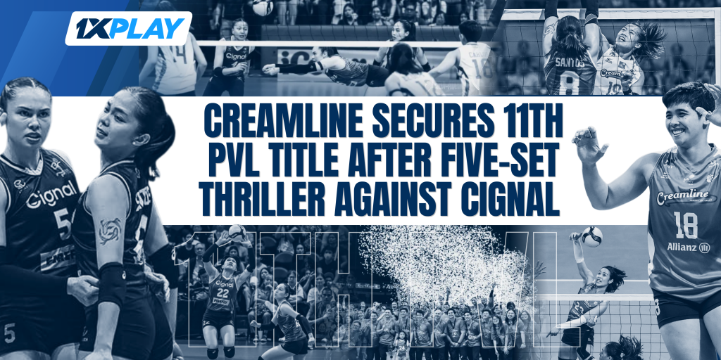 Creamline Secures 11th PVL Title after Five-Set Thriller Against Cignal