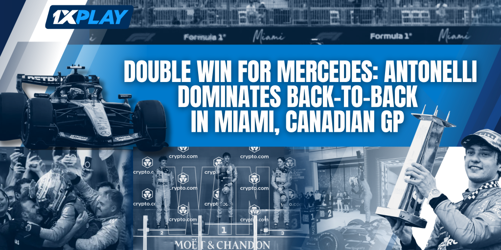 Double Win for Mercedes: Antonelli Dominates Back-to-Back in Miami, Canadian GP
