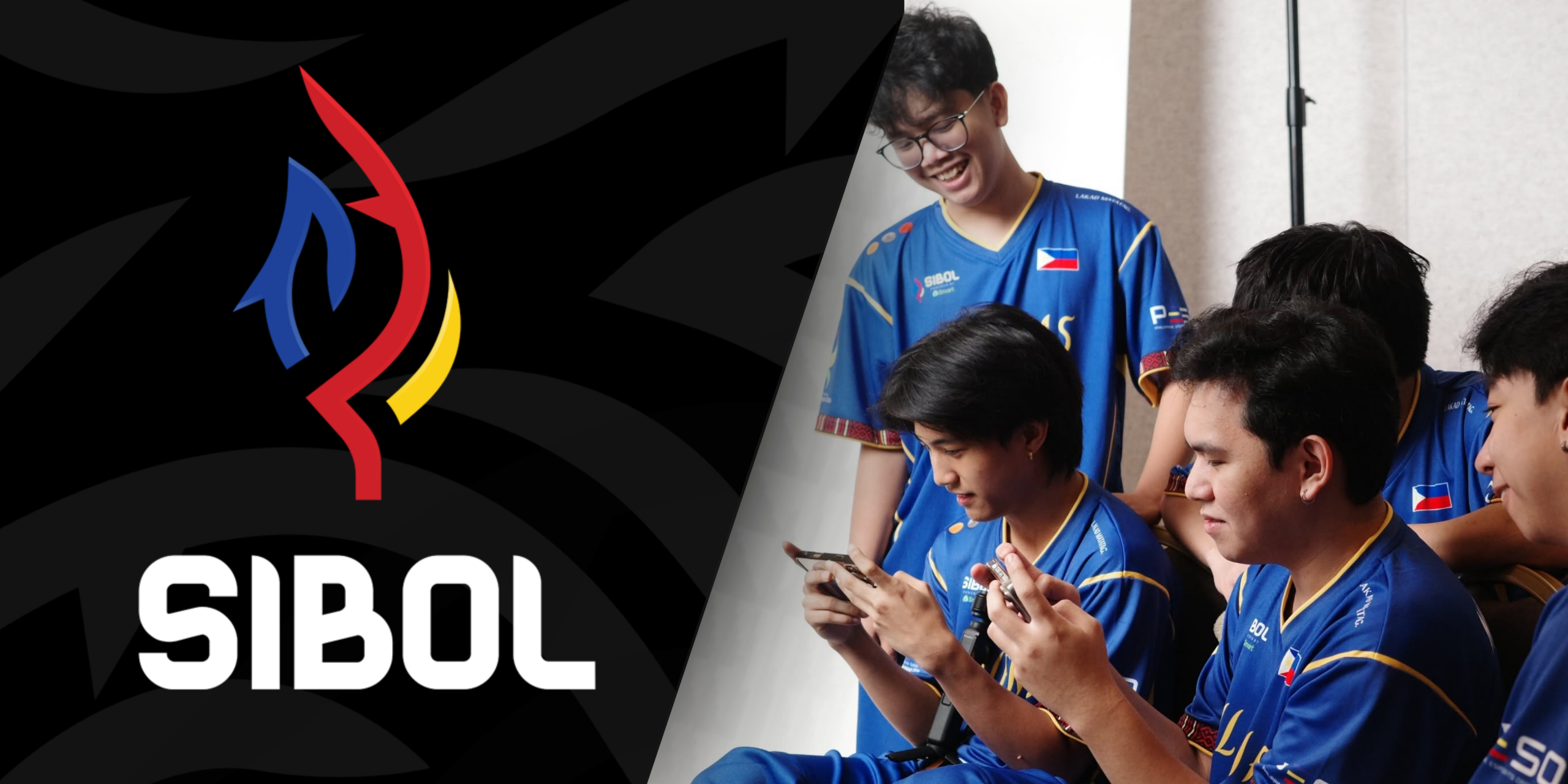 Team SIBOL’s official logo (left) with players enjoying a light moment around a game (right). Photo / SIBOL Facebook Page
